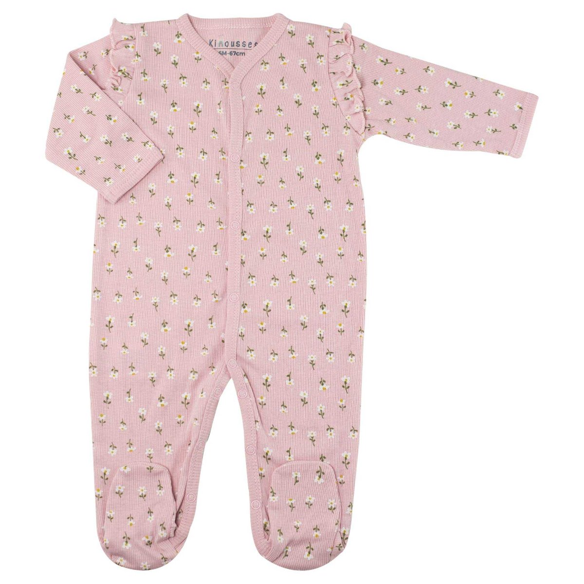 Dors bien bébé - Maille côtelé rosa, TROIS KILOS SEPT