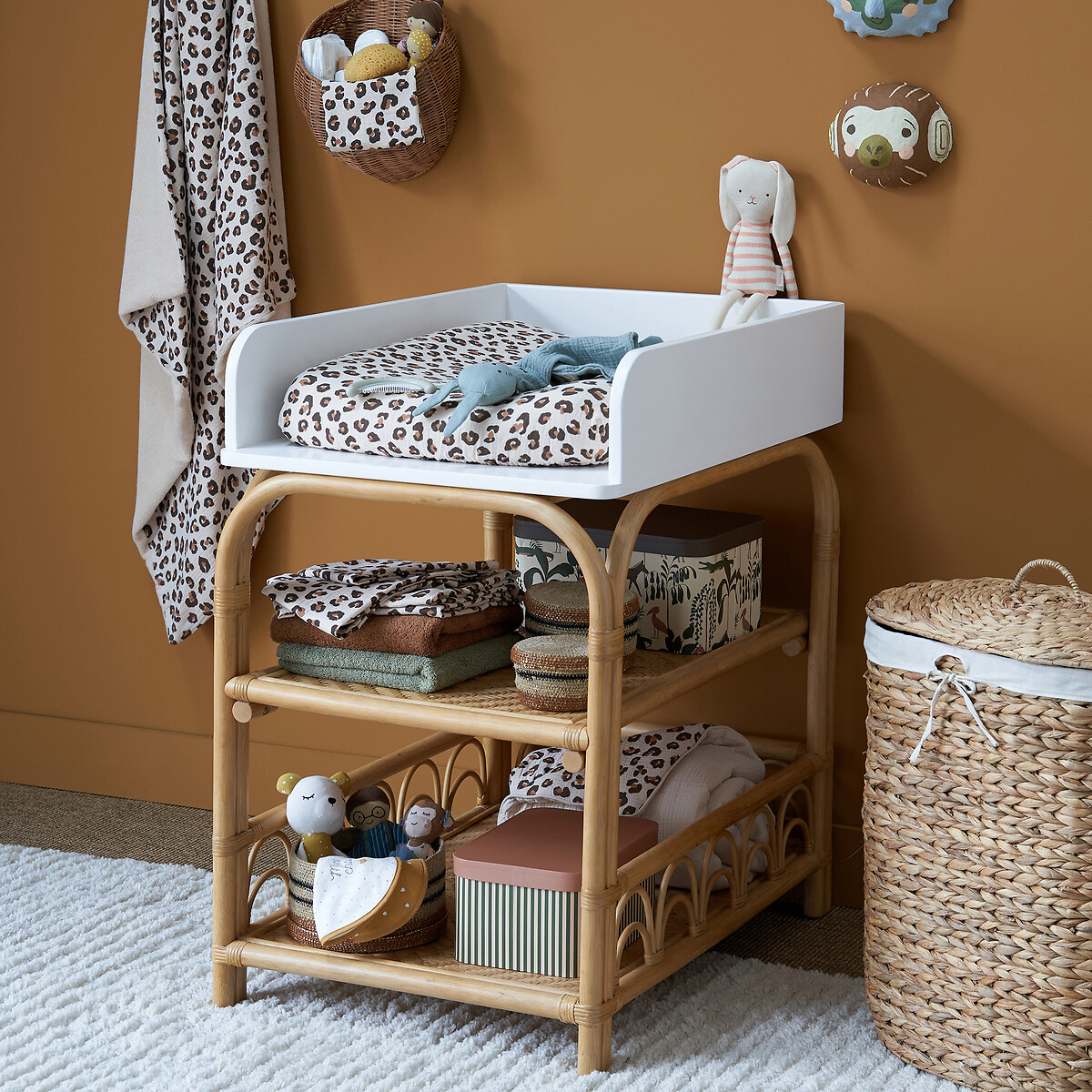 Panier à linge ovale, Lomopi naturel, LA REDOUTE INTERIEURS