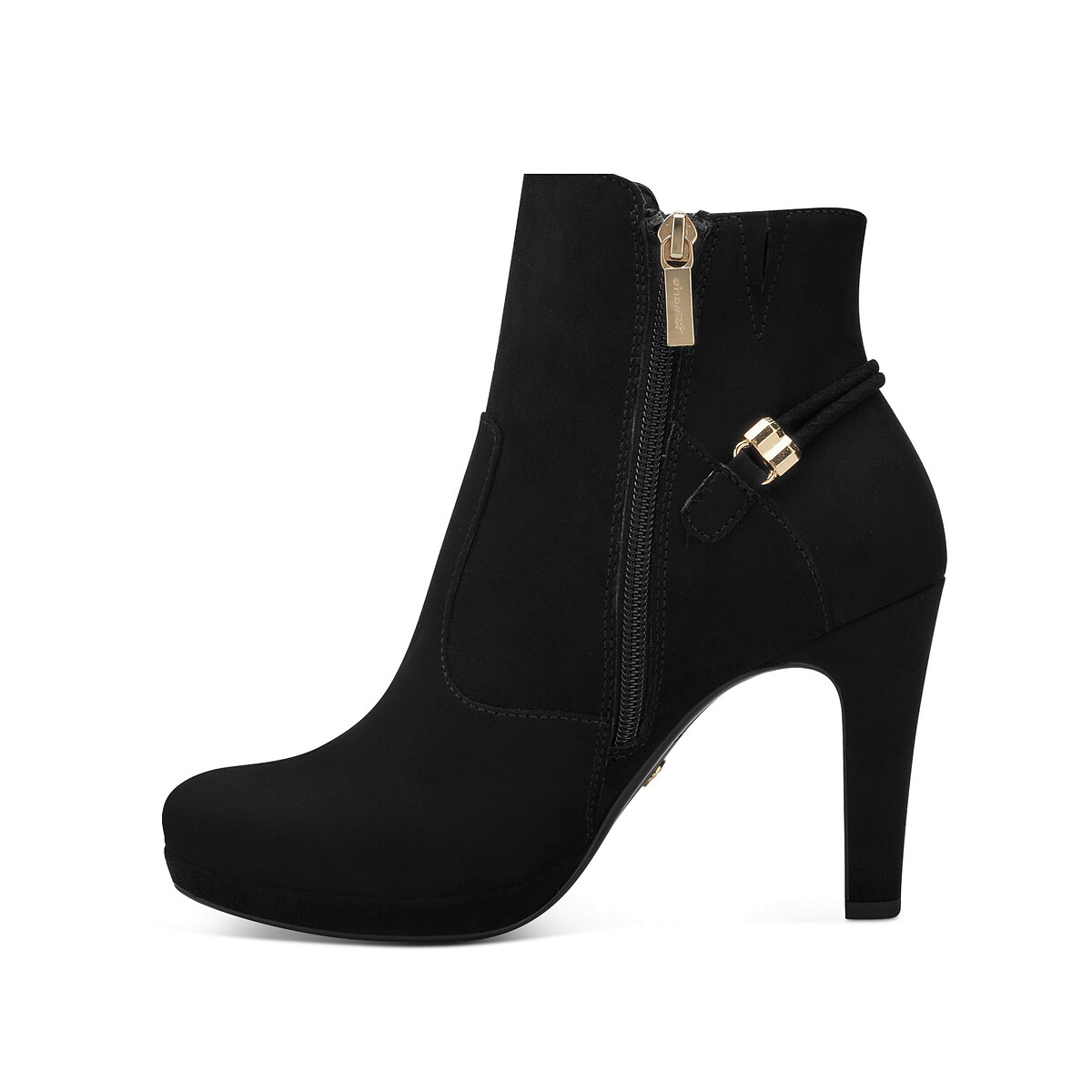 Bottines à talon noir, TAMARIS