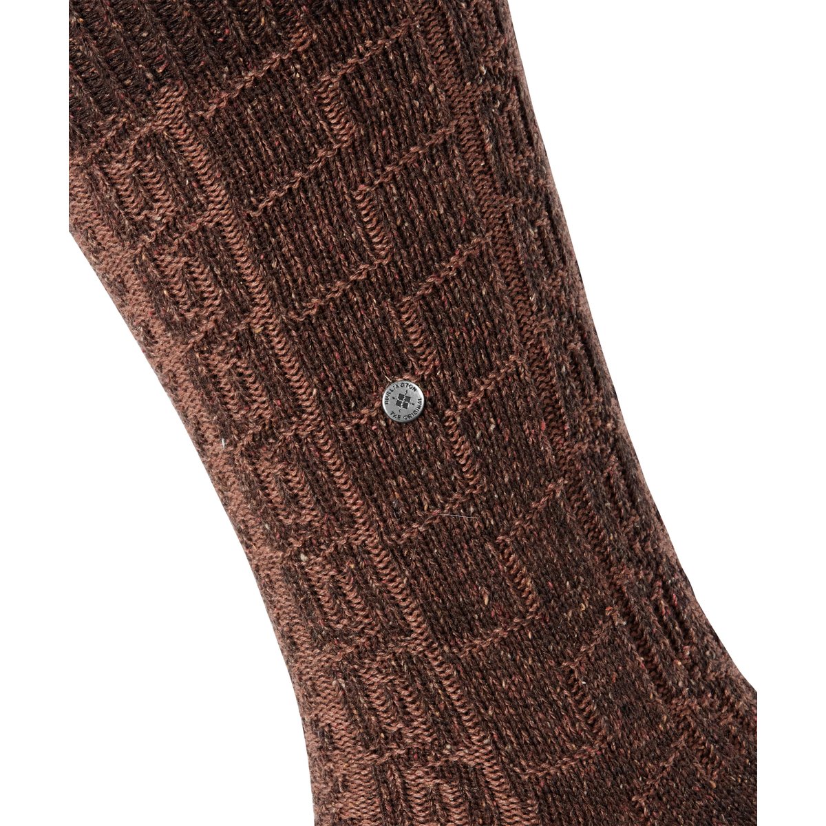 Chaussettes pour bottes Twist of Tweed Opaque marron, BURLINGTON