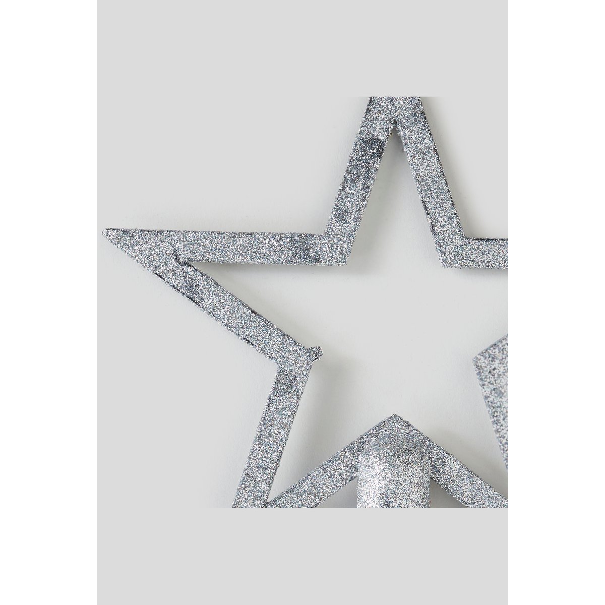 Cimier étoile paillettes argent, MONOPRIX