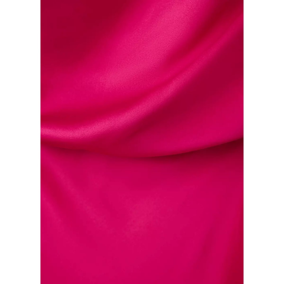 Robe en soie asymétrique fuchsia, MANGO