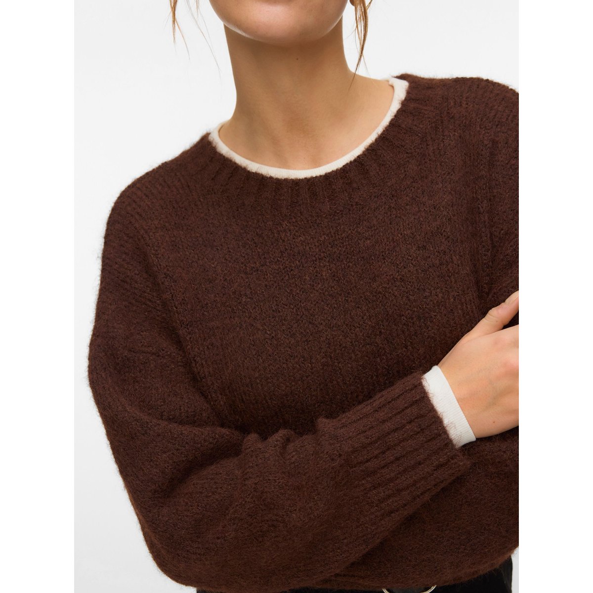 Pull En Maille chocolate torte, VERO MODA