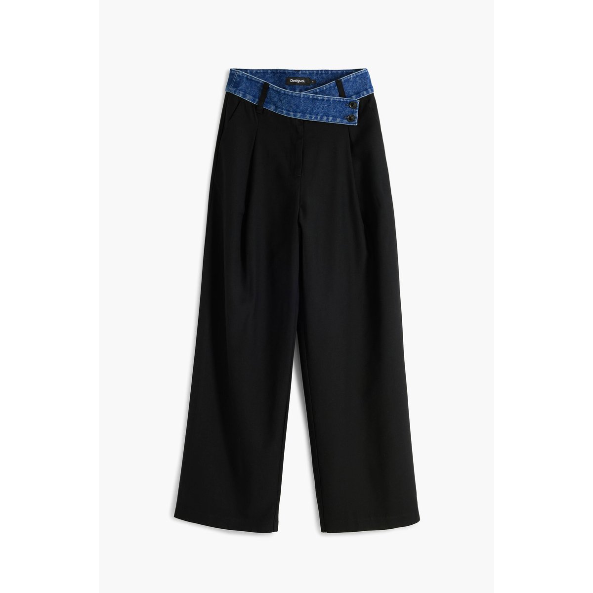 Pantalon tailleur combiné noir, DESIGUAL