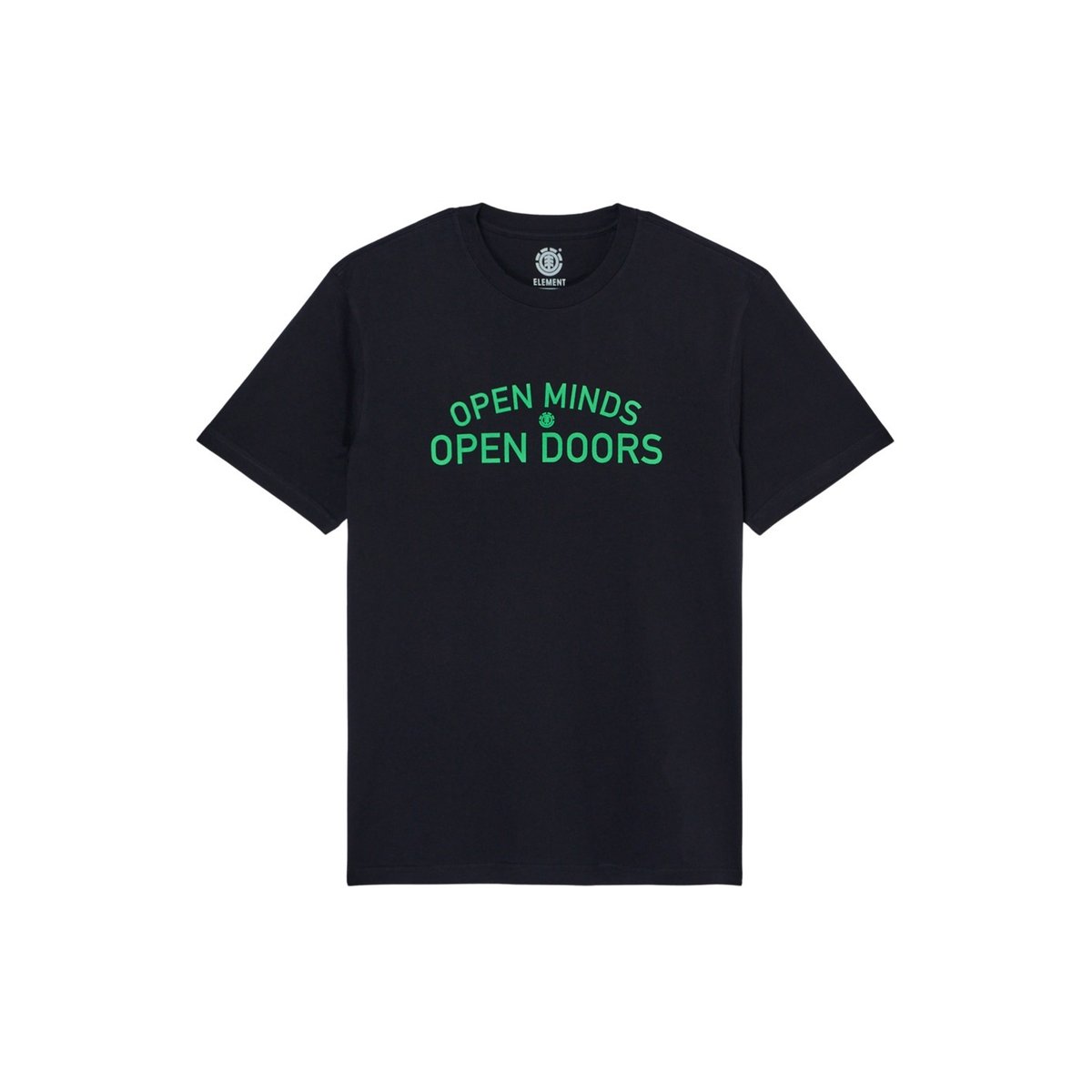 T-Shirt manches courtes OPEN MIND noir flint black, ELEMENT