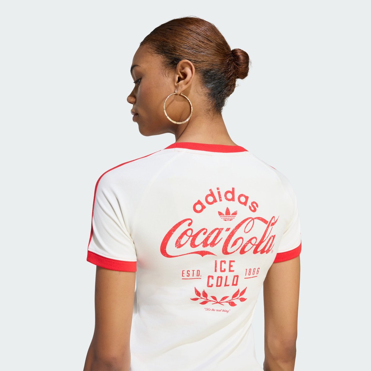 T-Shirt Adidas X Coca-Cola 3 Bandes T-Shirt Adidas X Coca-Cola 3 Bandes core white, adidas Originals