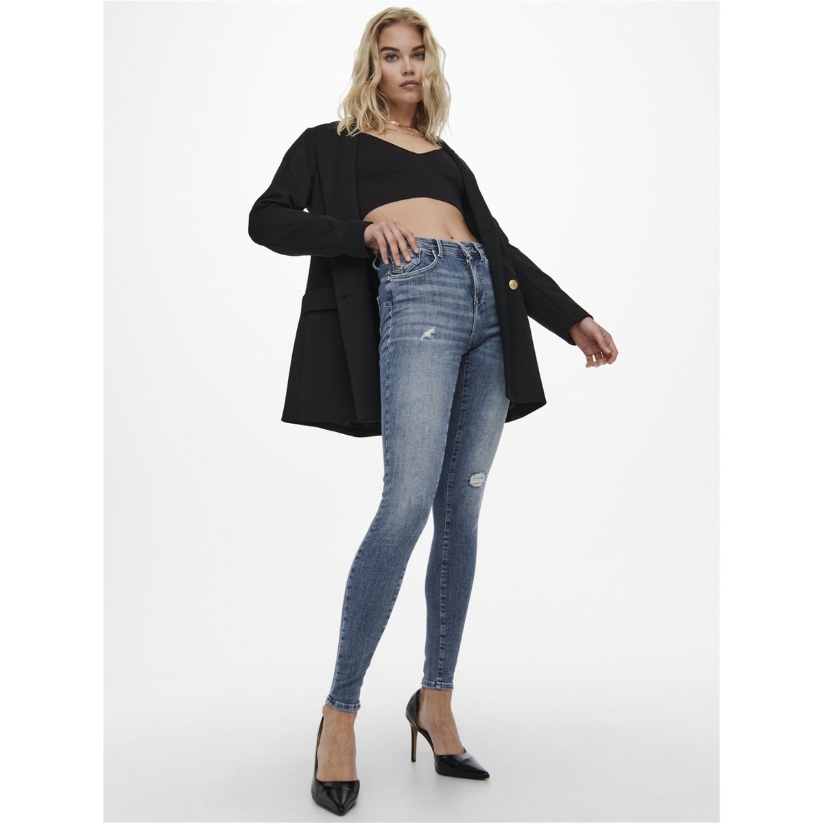 Jean Skinny medium blue denim, ONLY