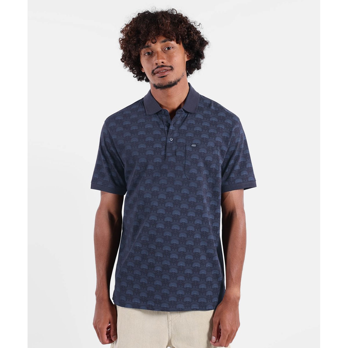 Polo manches courtes NIMPY deep marine, OXBOW
