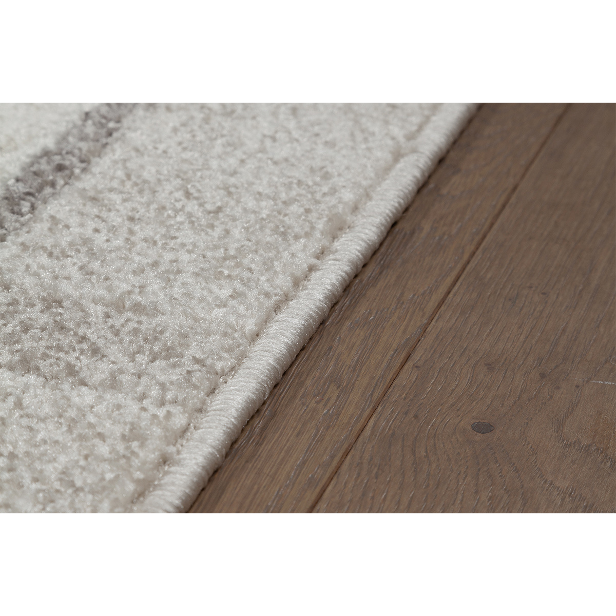 Tapis rectangulaire beige à motifs 150 x 220 cm IRENE beige, MILIBOO