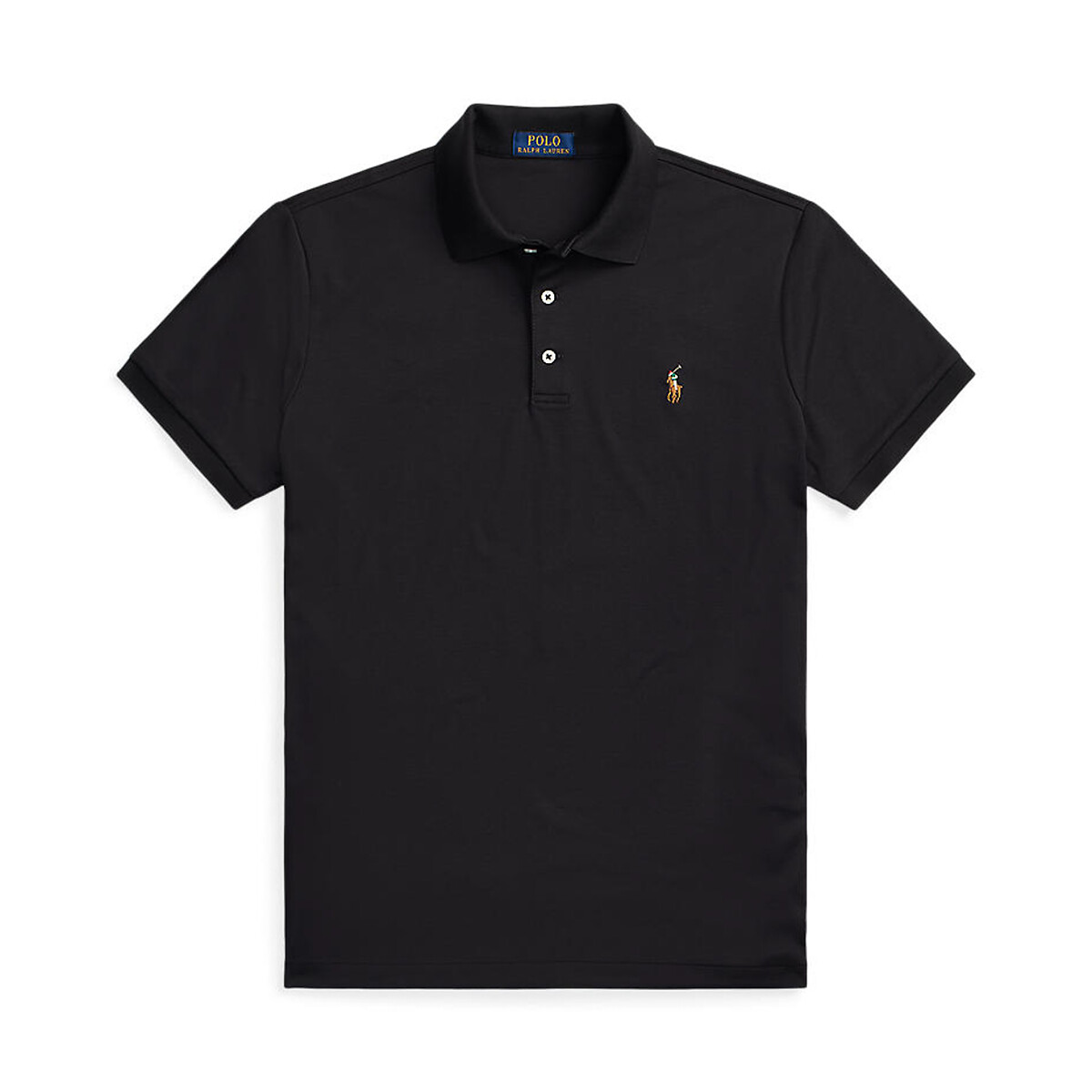 Interlock Custom Fit Polo Shirt black, POLO RALPH LAUREN