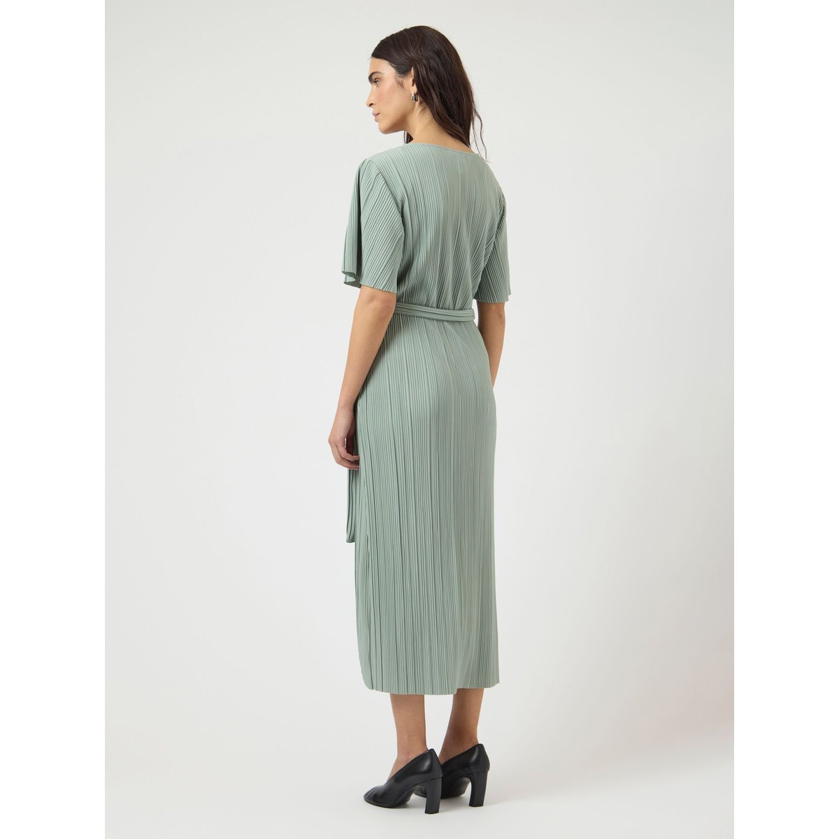 Robe Mi-Longue chinois green, YAS