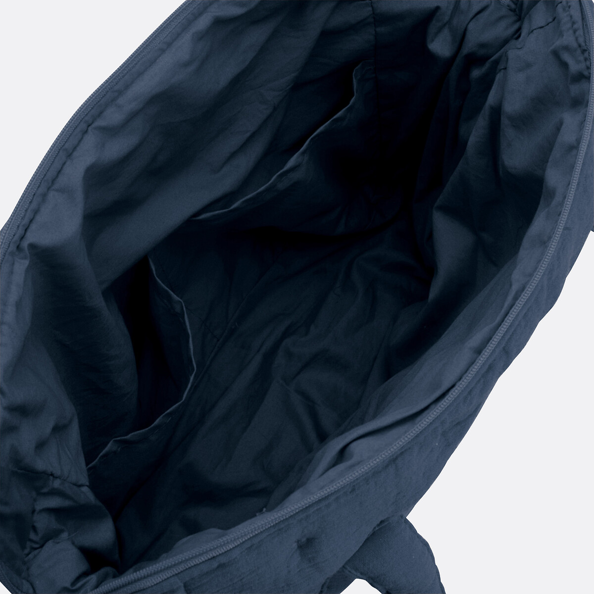 Sac à langer en gaze de coton Kumla bleu prusse, LA REDOUTE INTERIEURS