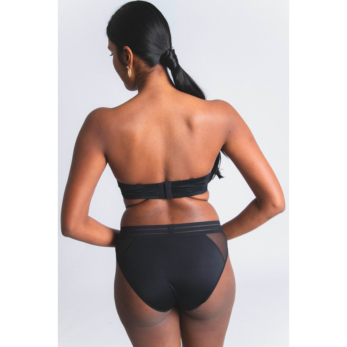 Petite culotte NUFIT noir, MAISON LEJABY