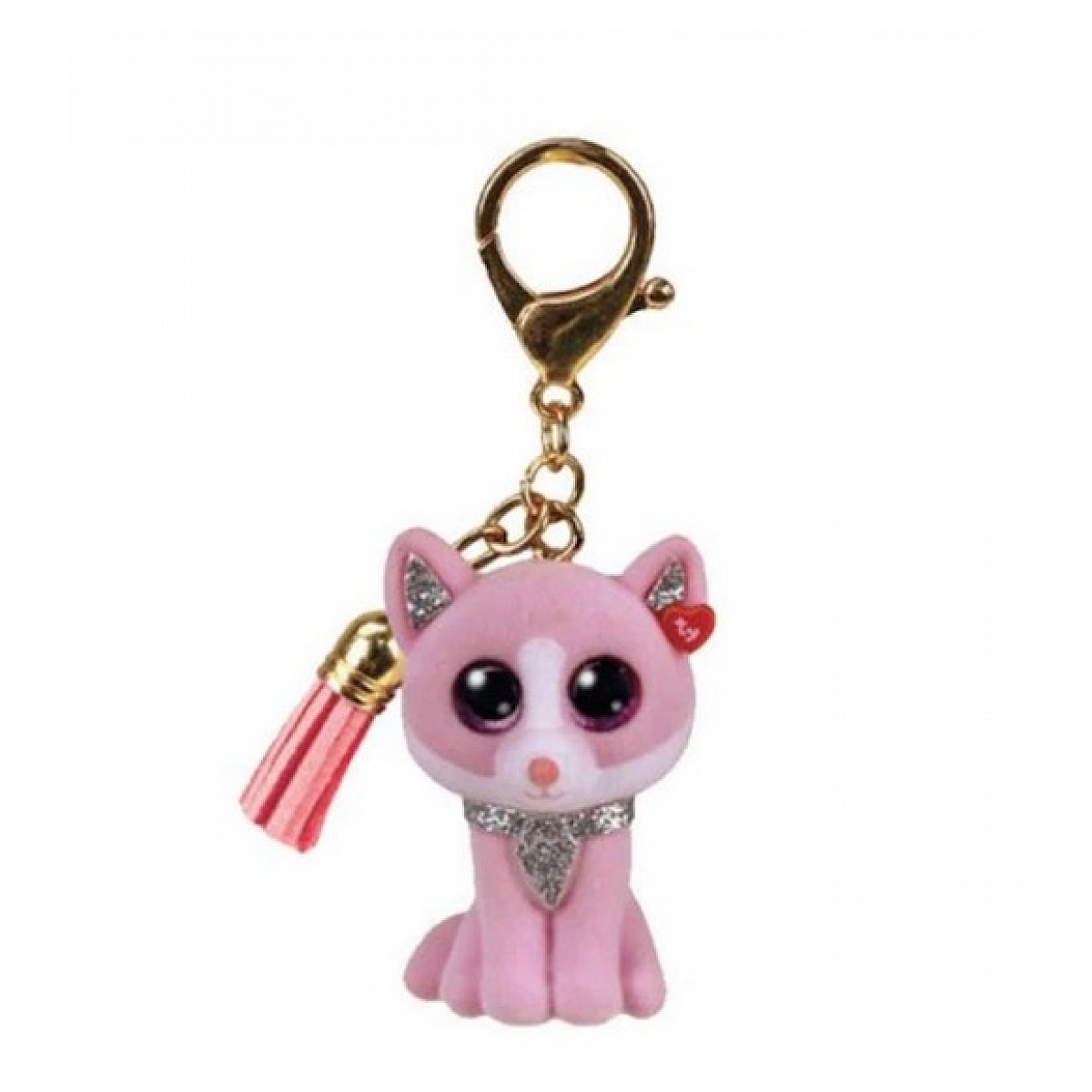 Mini boos clip Fiona le Chat couleur unique, TY