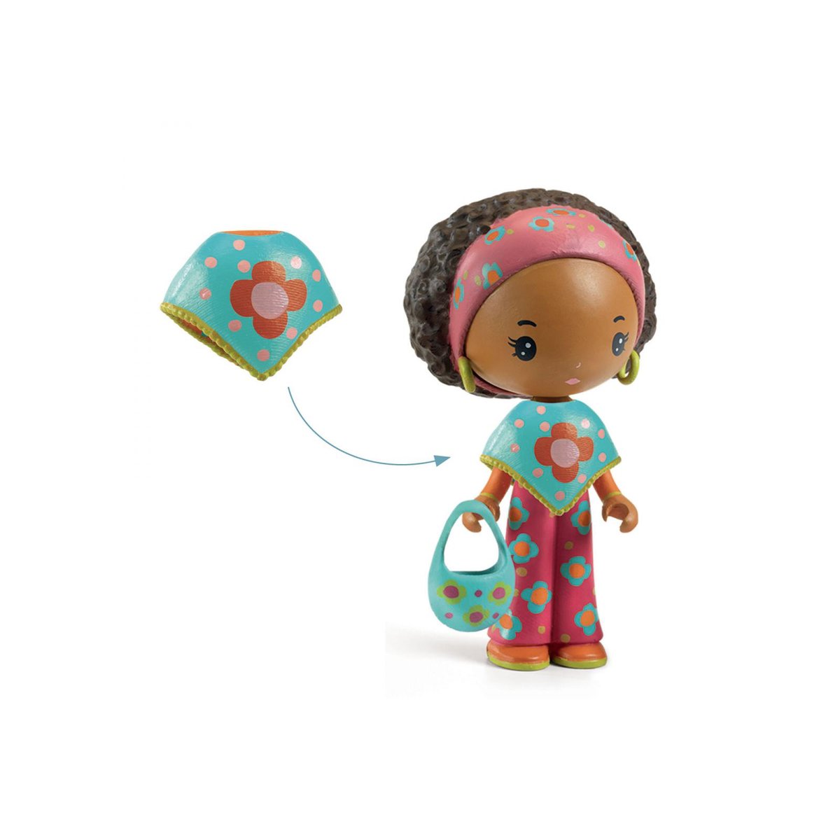Tinyly - Figurine - Poppy and Nouky couleur unique, DJECO