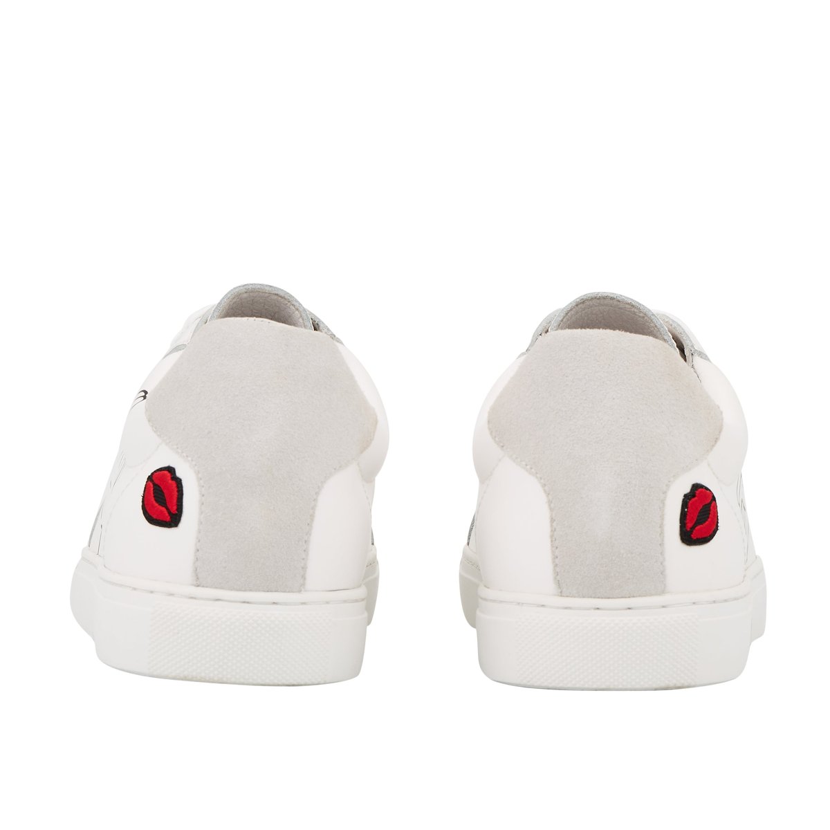 Baskets En Cuir Simone Artdesmaux Love Catcher blanc, BONS BAISERS