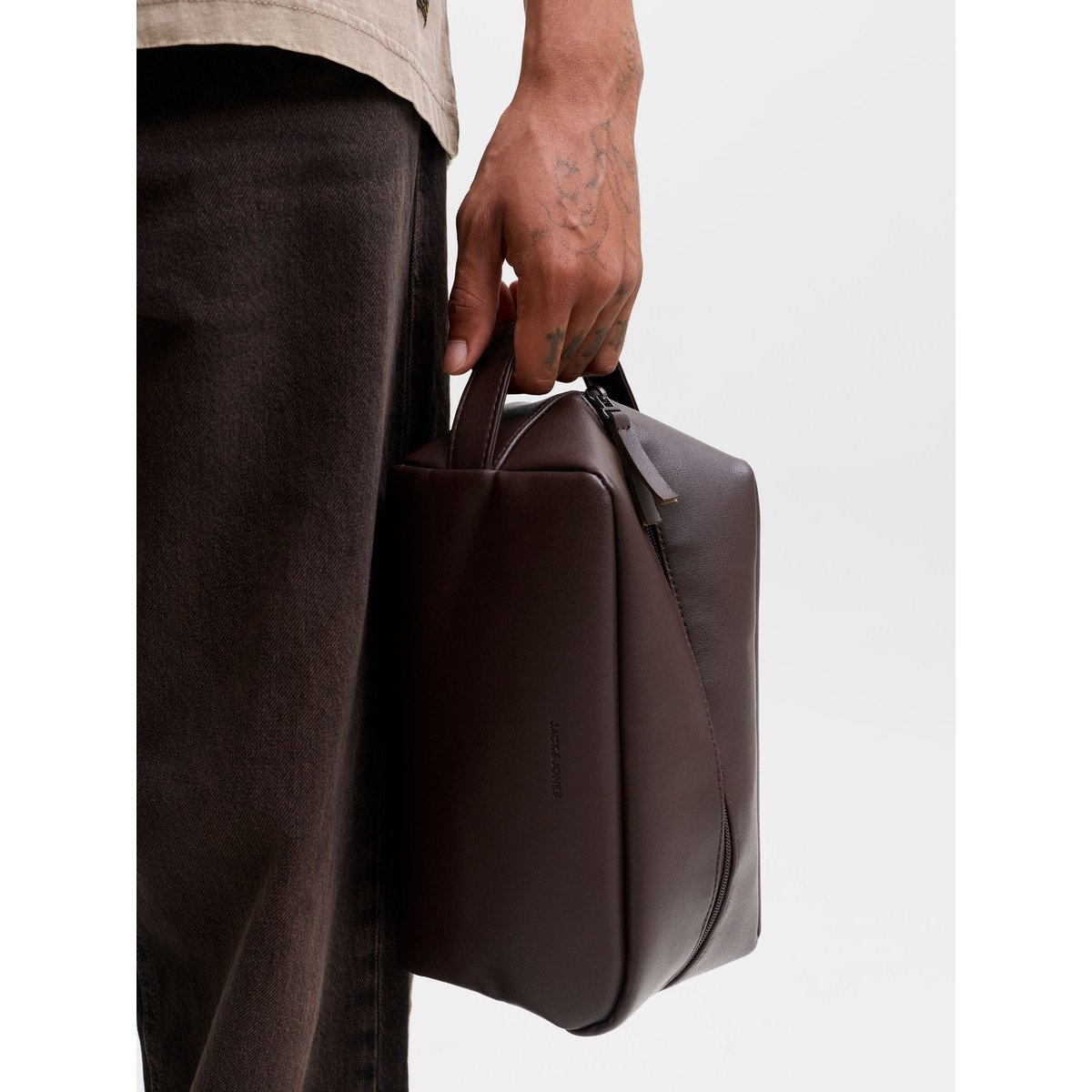 Trousse De Toilette brown stone, JACK & JONES