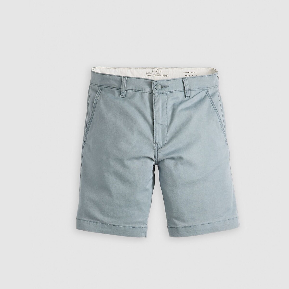 Short XX Chino STD II coton et lin bleu, LEVI'S