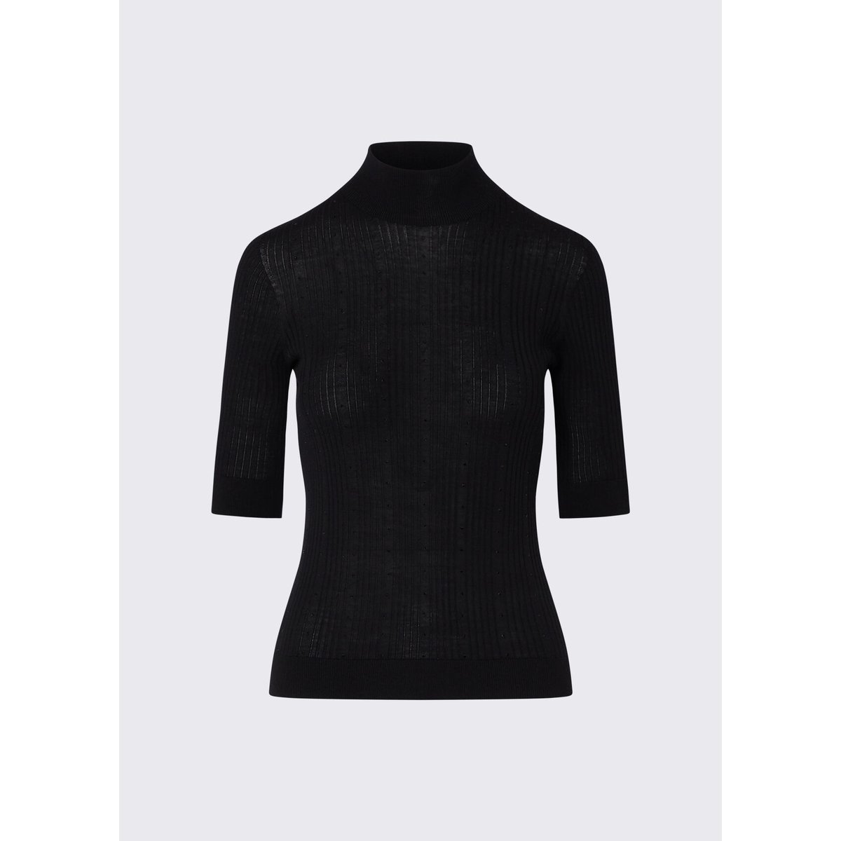 Haut en laine avec strass noir, LIU JO