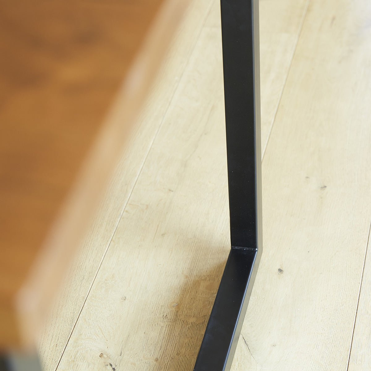 Table en bois de teck et métal 8 pers. HUGO naturel, BERAH GETAH
