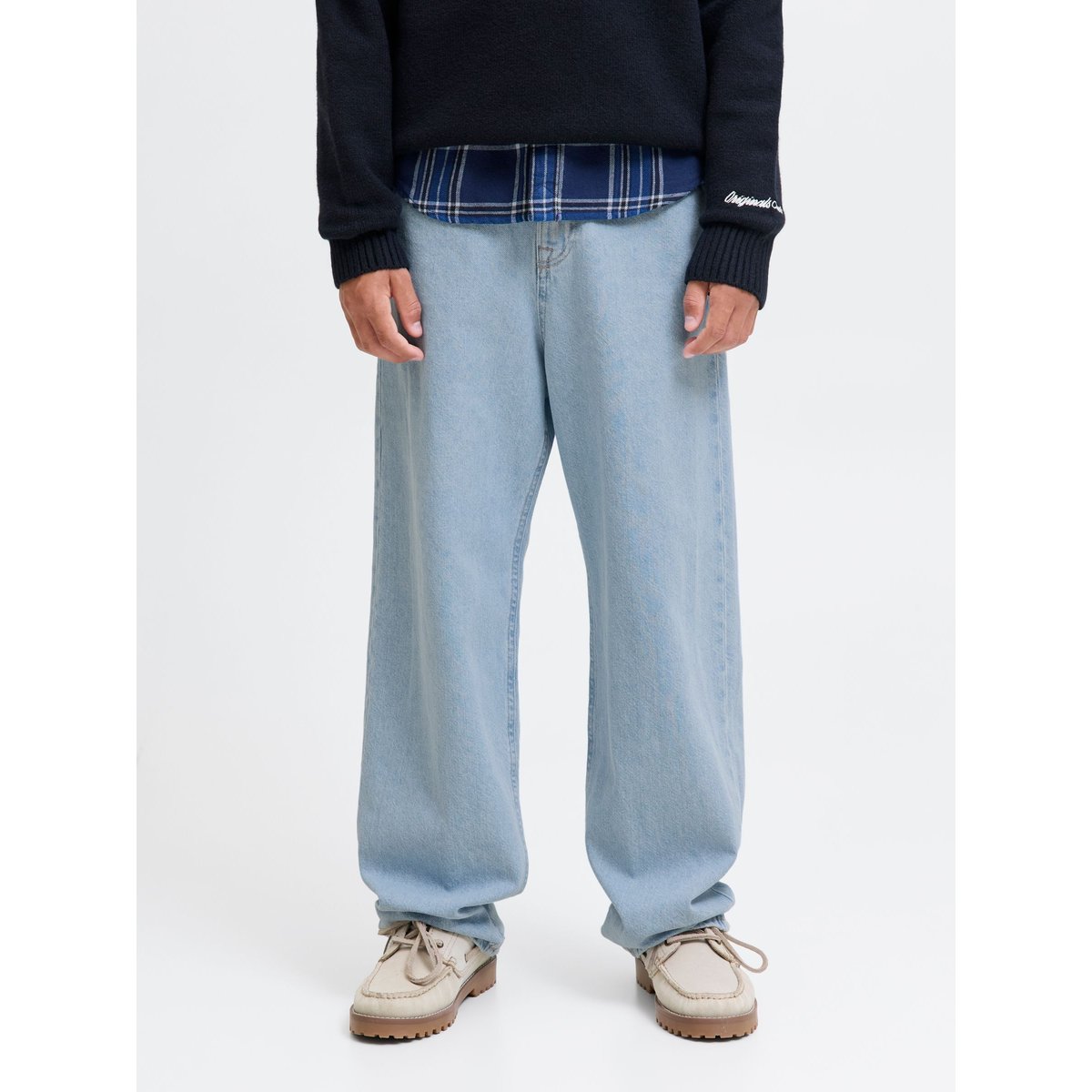 Jean Baggy Fit blue denim, JACK & JONES JUNIOR