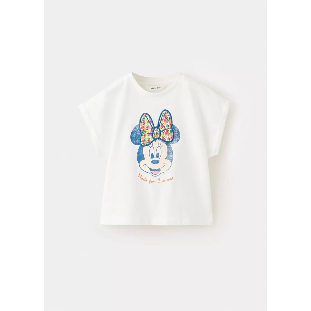 T-shirt Minnie Mouse blanc cassé, MANGO BABY
