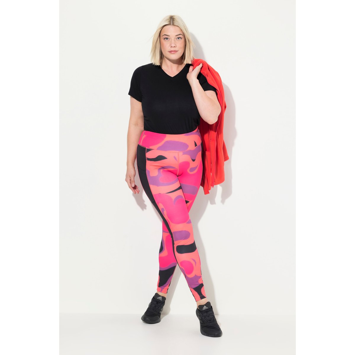 Legging de sport à taille haute rose vif baies, ULLA POPKEN