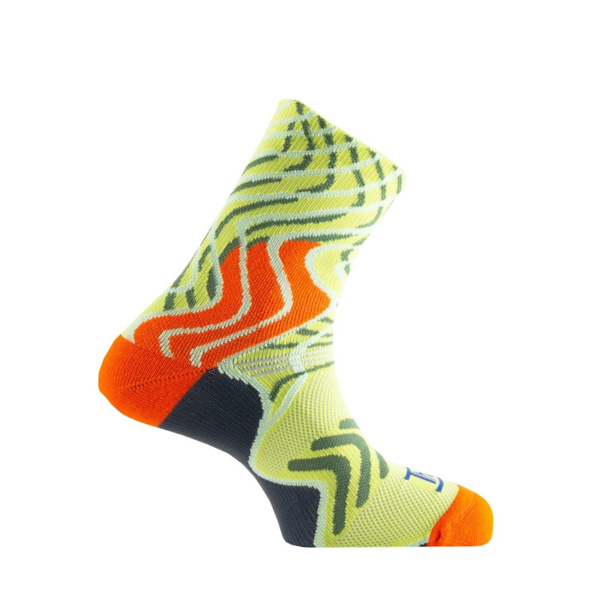 Mi-chaussettes Rando & Trekking COLOR ADVENTURE THYO citron vert, THYO