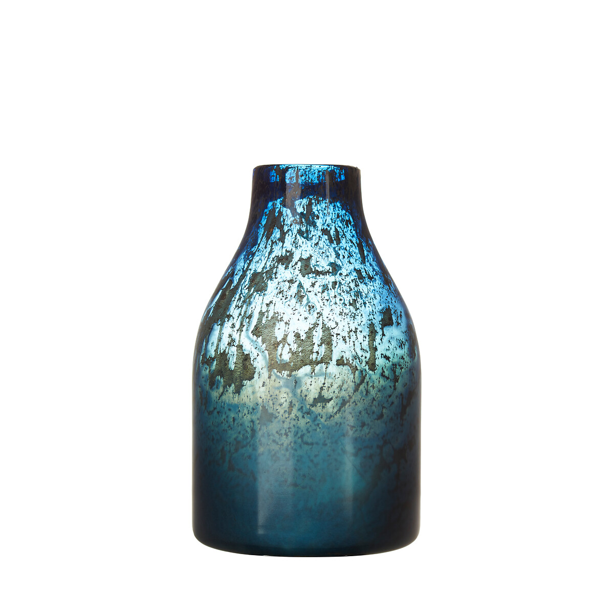 Thalassa Small Hand-Blown Glass Vase blue, VOYAGE MAISON