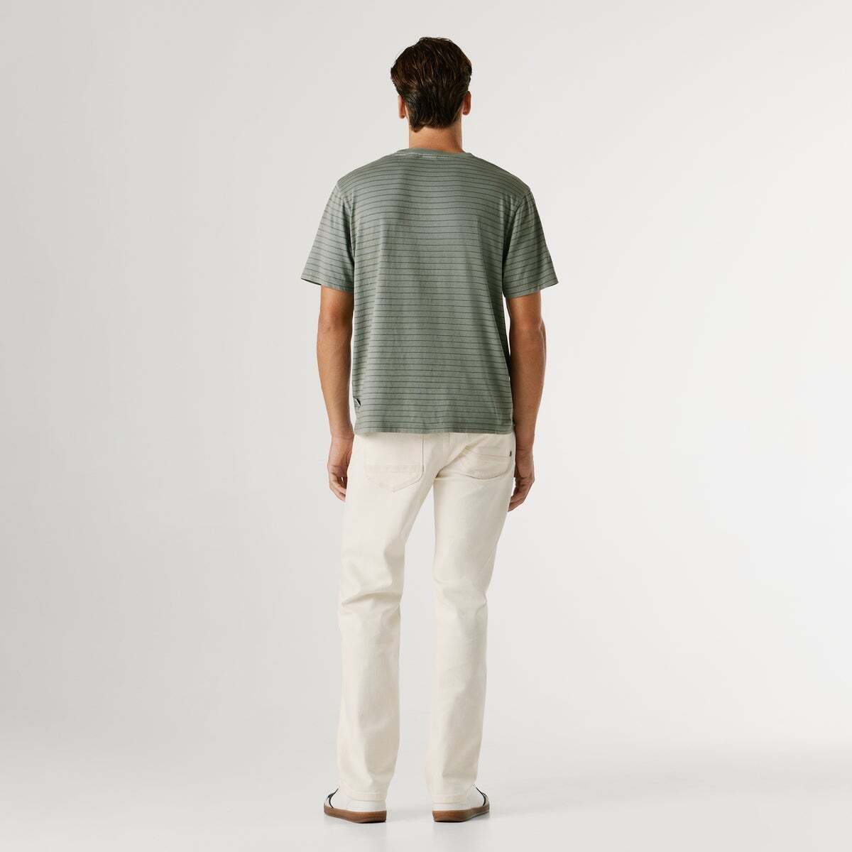 T-Shirt À Rayures Coupe Regular vert palmier, PEPE JEANS