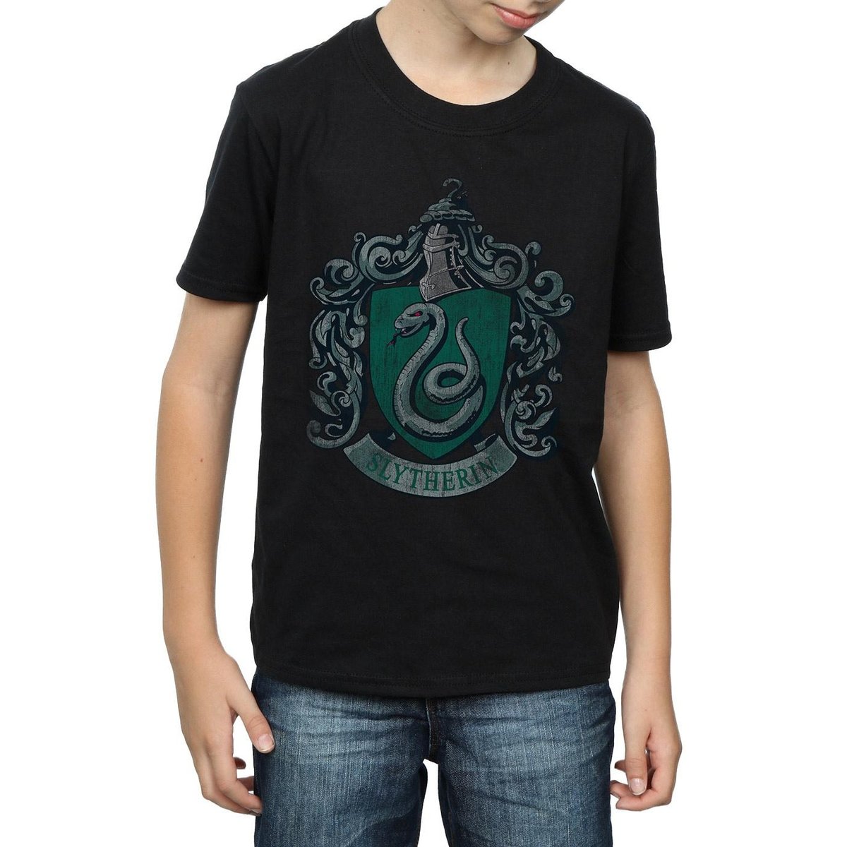 T-shirt SLYTHERIN noir, HARRY POTTER