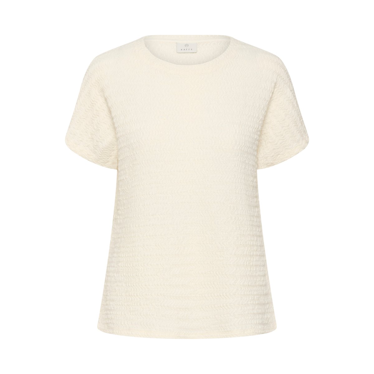 T-shirt à manches courtes blanc chalk, KAFFE