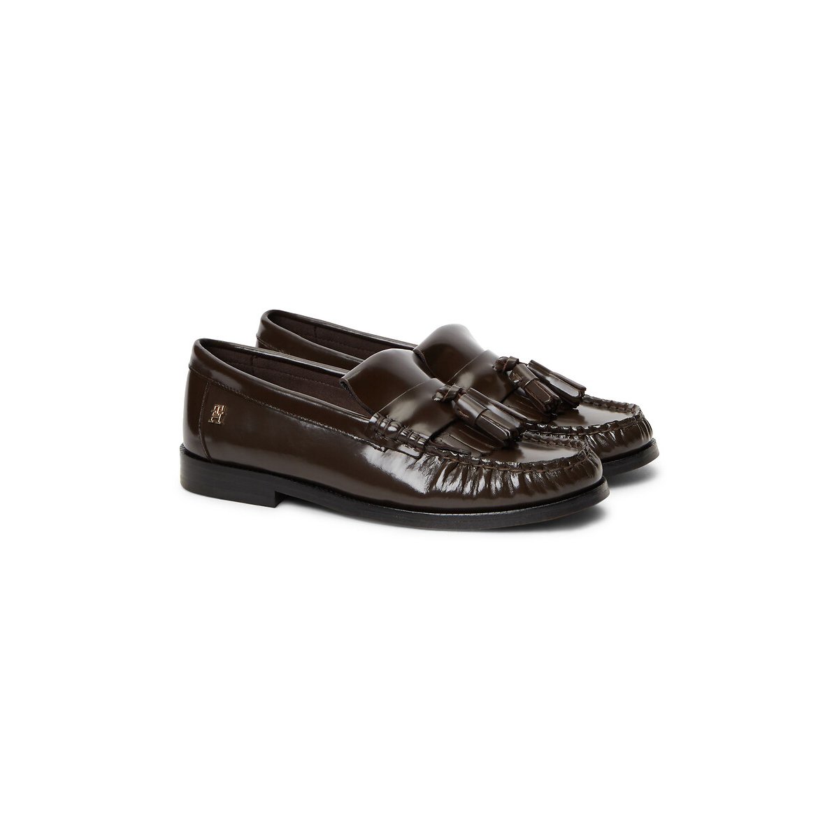Tassel Leather Loafers brown, TOMMY HILFIGER