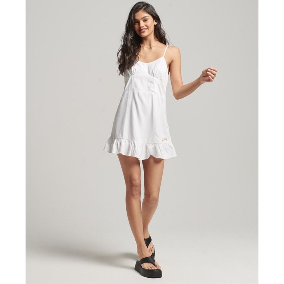 Robe courte caraco Vintage optic, SUPERDRY