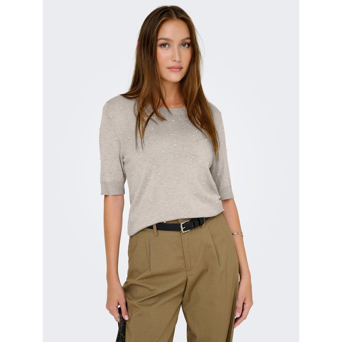 Pull En Maille pumice stone, ONLY