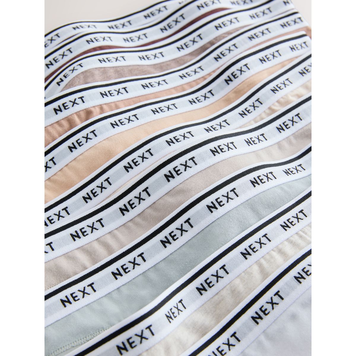 Culotte en coton à logo, lot de 10 naturel, NEXT