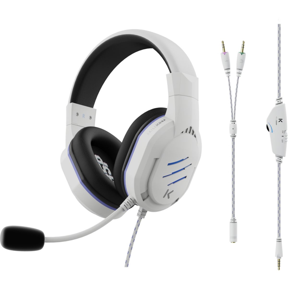 Casque gamer H5 PS5 Access couleur unique, SKILLKORP
