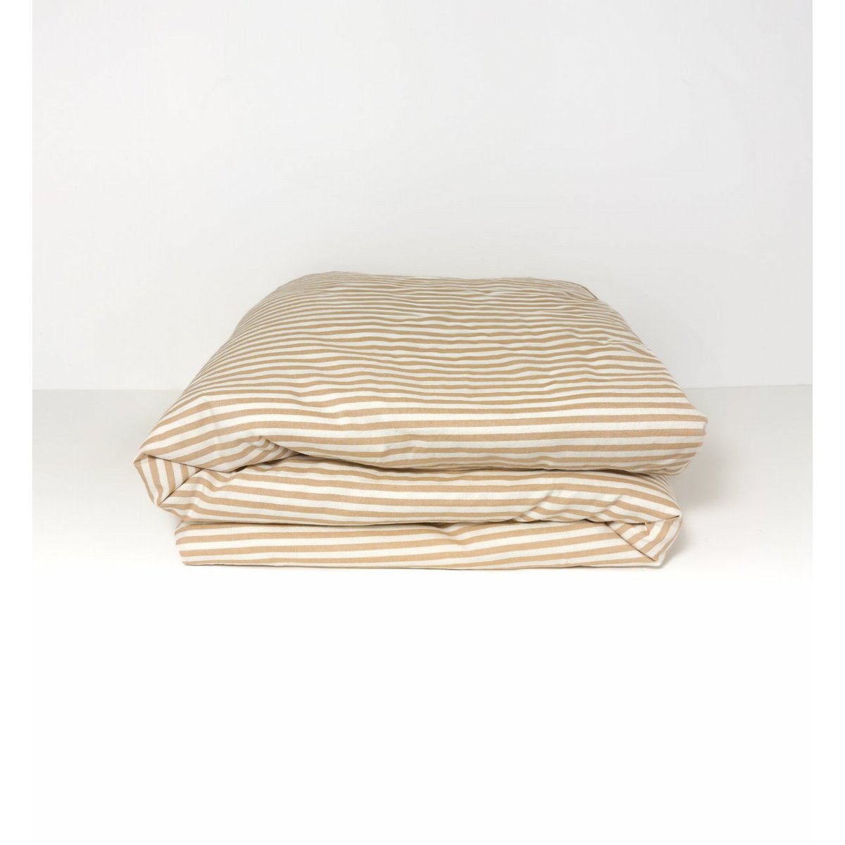 Housse de couette Percale de Coton Bio bébé RAYÉ rayé ambre, KADOLIS