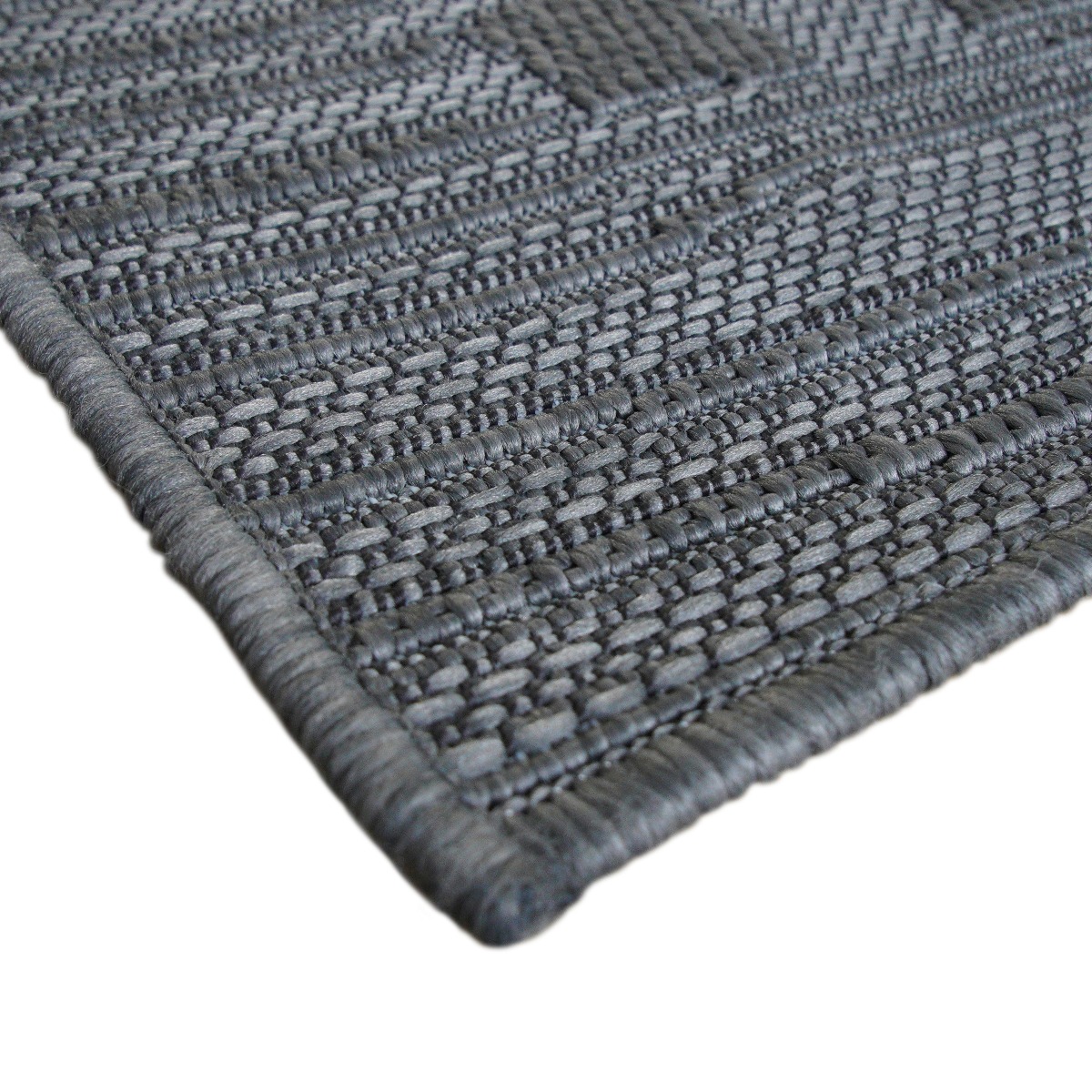 Tapis aspect jute  JUTA ASPECT BOX gris, THE DECO FACTORY