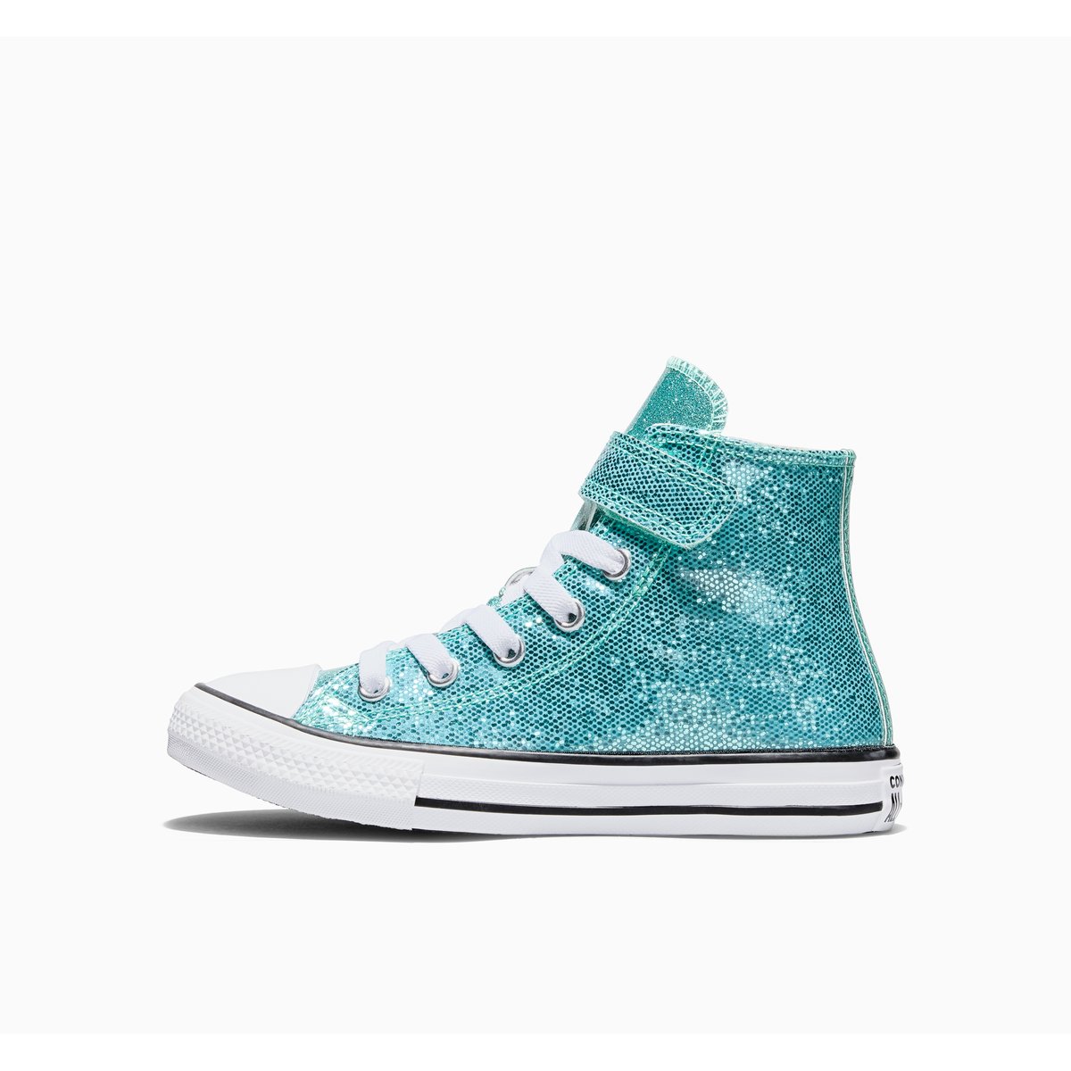 Baskets CHUCK TAYLOR ALL STAR EASY-ON SHIMMER aqua mirage/white/black, CONVERSE