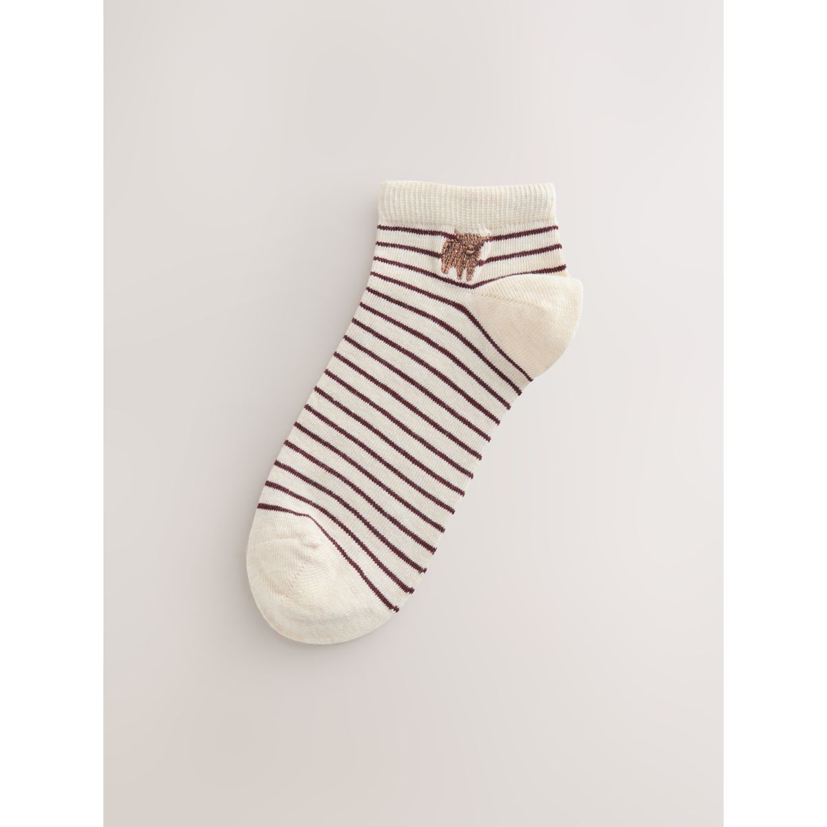 Chaussettes de sport à motif hamish, 5 paires marine/avoine, NEXT