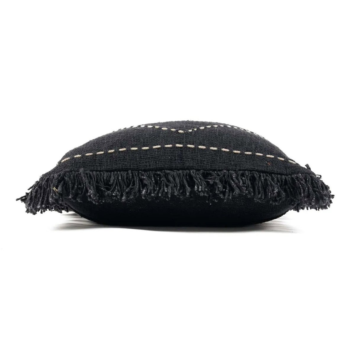 Housse de coussin en coton KASBAH noir blanc, BAZAR BIZAR