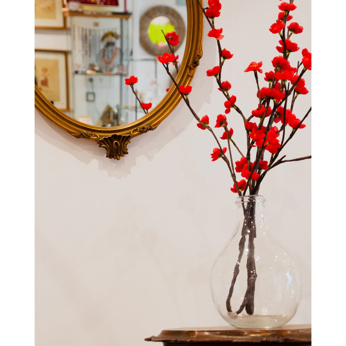 Miroir en bois sculpté Georges N°1201 - Bon état miroir, DEBONGOUT