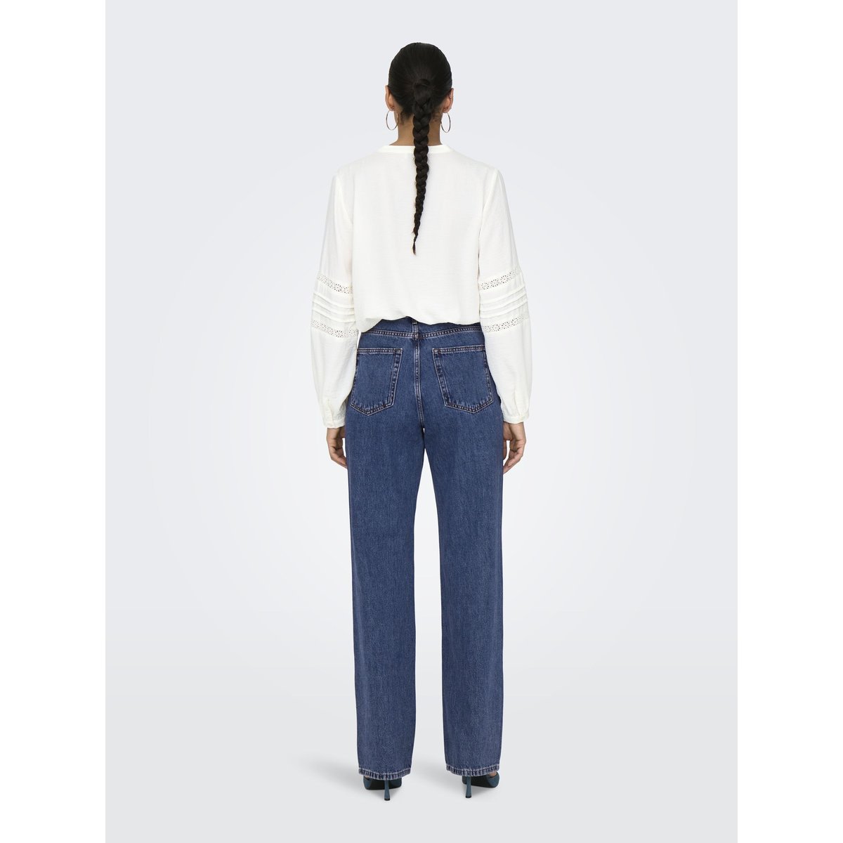 Jean Coupe Droite medium blue denim, ONLY