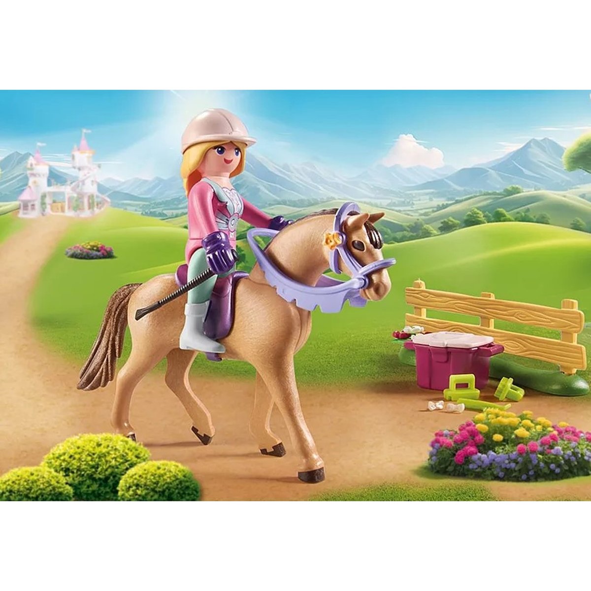 Magic e cavalière, cheval et matériel équestre multicolore, PLAYMOBIL