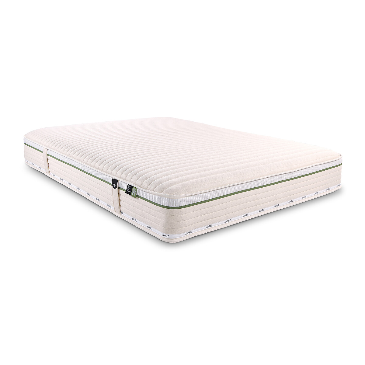 Jay-Be® Natural All Seasons Nettle Hybrid 2000 e-Pocket Mattress ecru/green, JAY-BE
