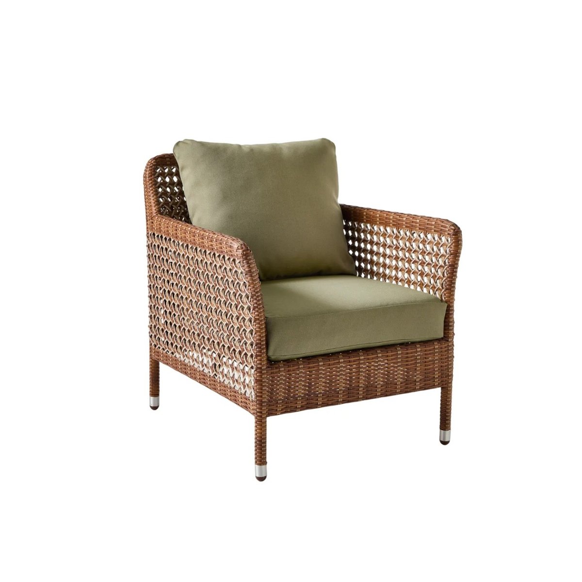 Fauteuil résine ANTIBES LATERITE vert autres, KOK
