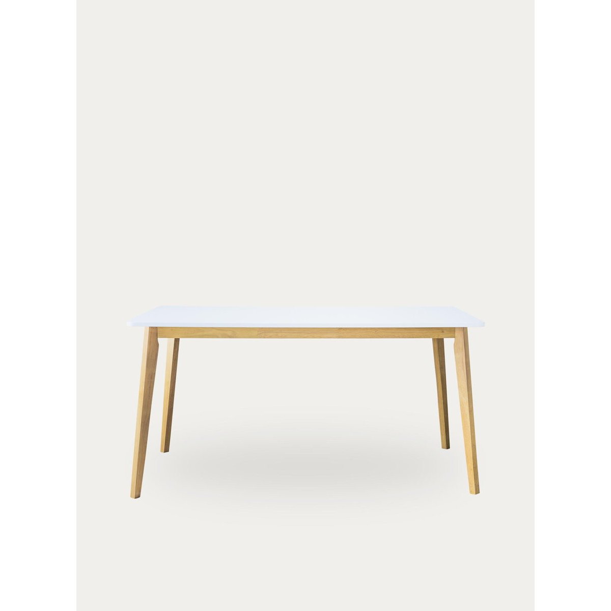 Table à manger DM - BASIC beige clair - blanc, KENAY