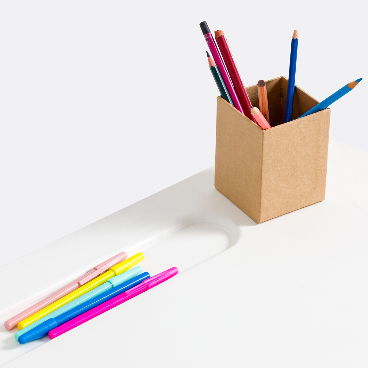 Bureau + banc écolier Jimi blanc, LA REDOUTE INTERIEURS