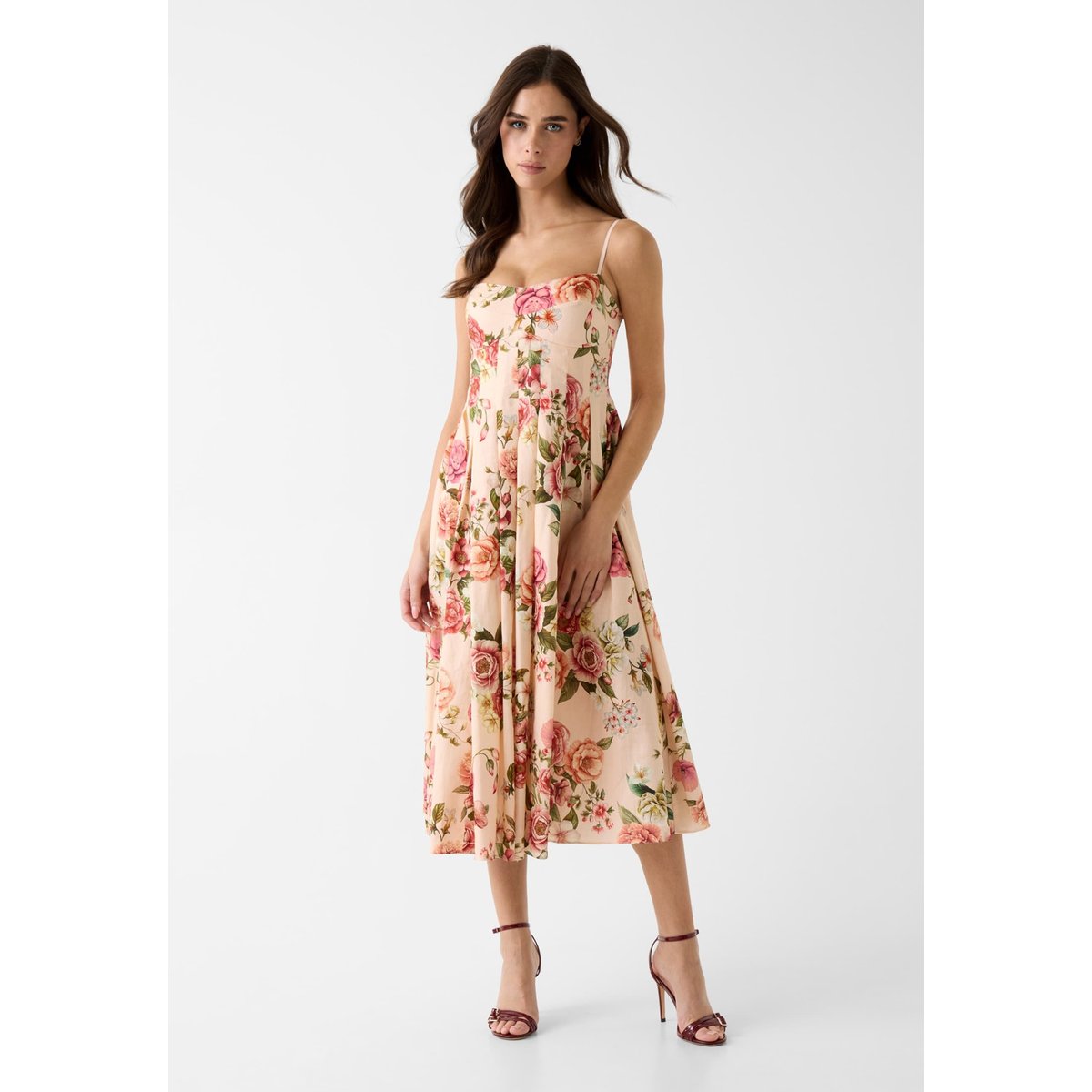 Robe Maxi À Imprimé Floral rose floral, GUESS